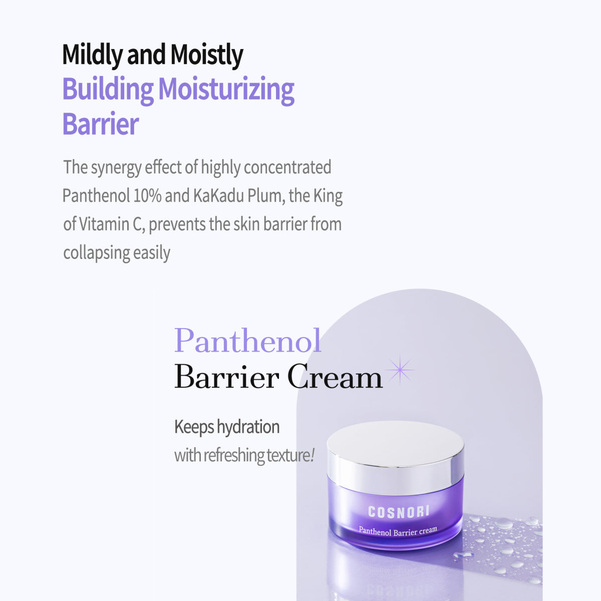 Cosnori Panthenol Barrier Cream info