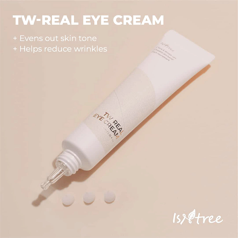 Isntree TW-Real Eye Cream info ja koostumus