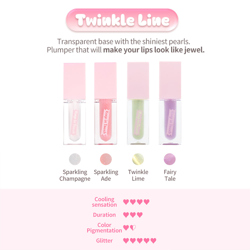 Keep in Touch Jelly Lip Plumper Tint Twinkle sävyt