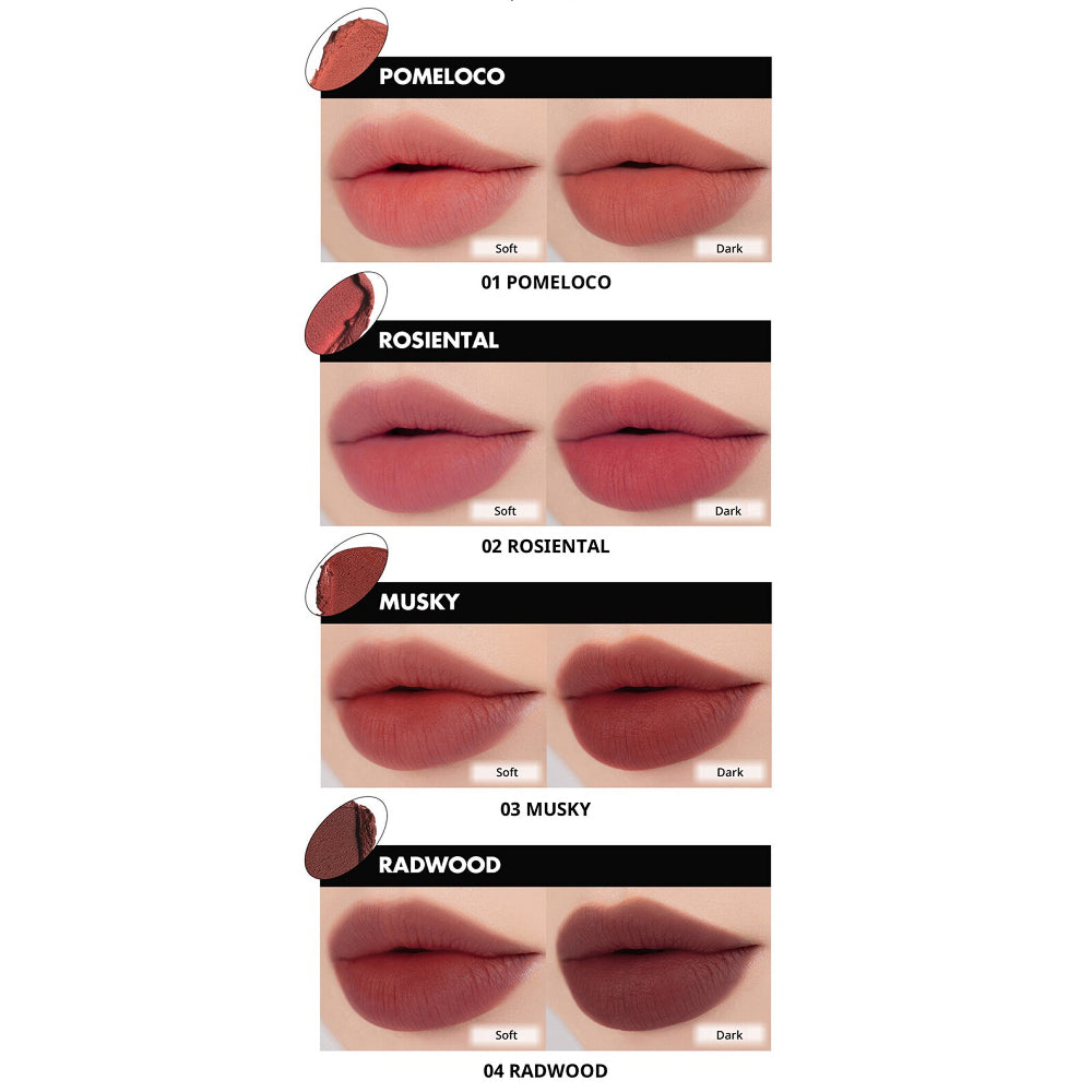 Romand Blur Fudge Tint sävyt 01-04