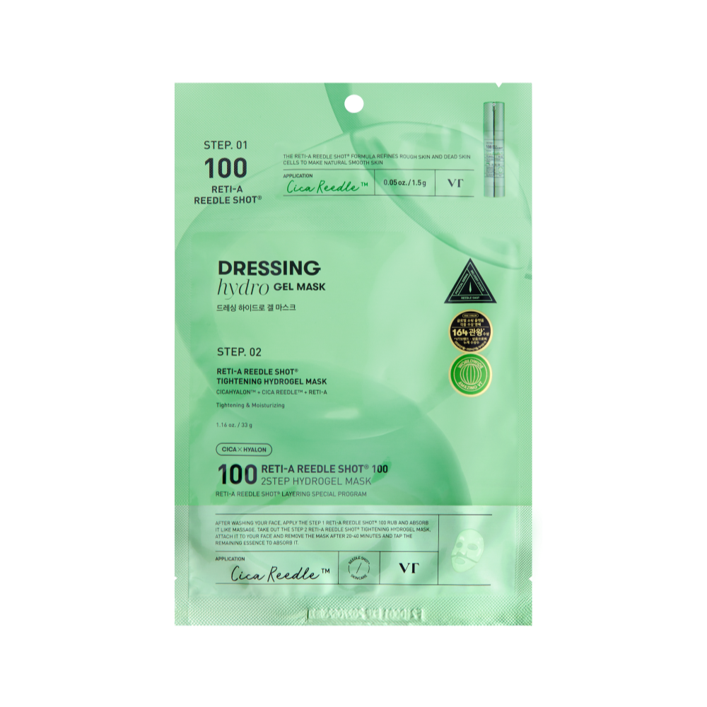 [VT Cosmetics] Reti-A Reedle Shot 100 2Step Hydrogel Mask