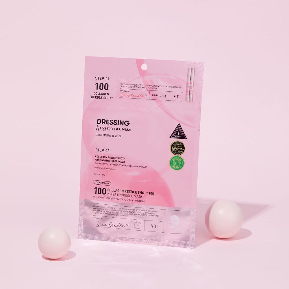 [VT Cosmetics] Collagen Reedle Shot 100 2Step Hydrogel Mask