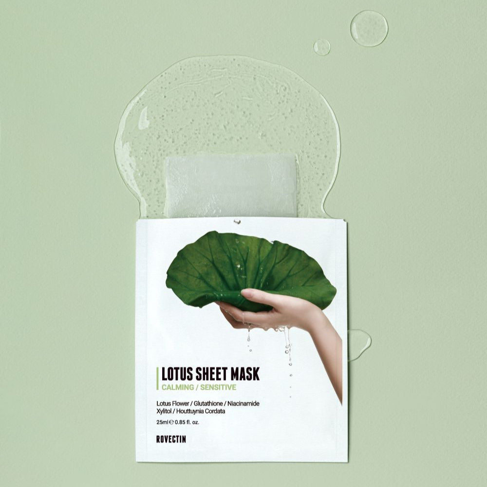 [Rovectin] Calming Lotus Sheet Mask
