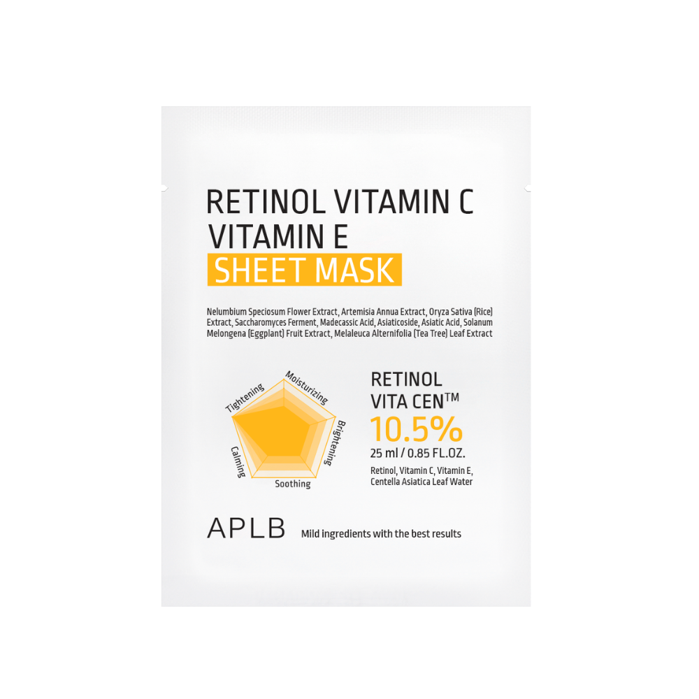 [APLB] Retinol Vitamin C Vitamin E Sheet Mask