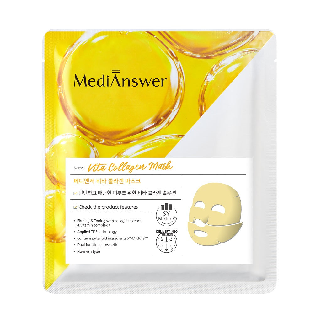 [MediAnswer] Vita Collagen Mask (EXP. 8.1.2027)