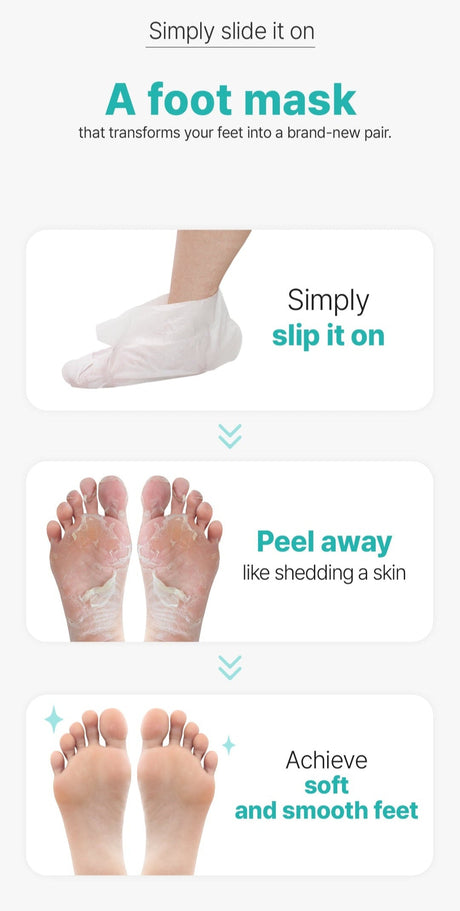 [Ariul] Smooth & Pure Foot Peeling Mask Nourishing (2 Pairs)