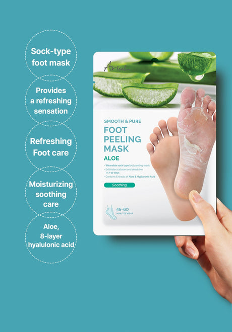 [Ariul] Smooth & Pure Foot Peeling Mask Soothing (2 Pairs)