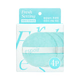 [espoir] Fresh Setting Powder Mint Puff (4ea)