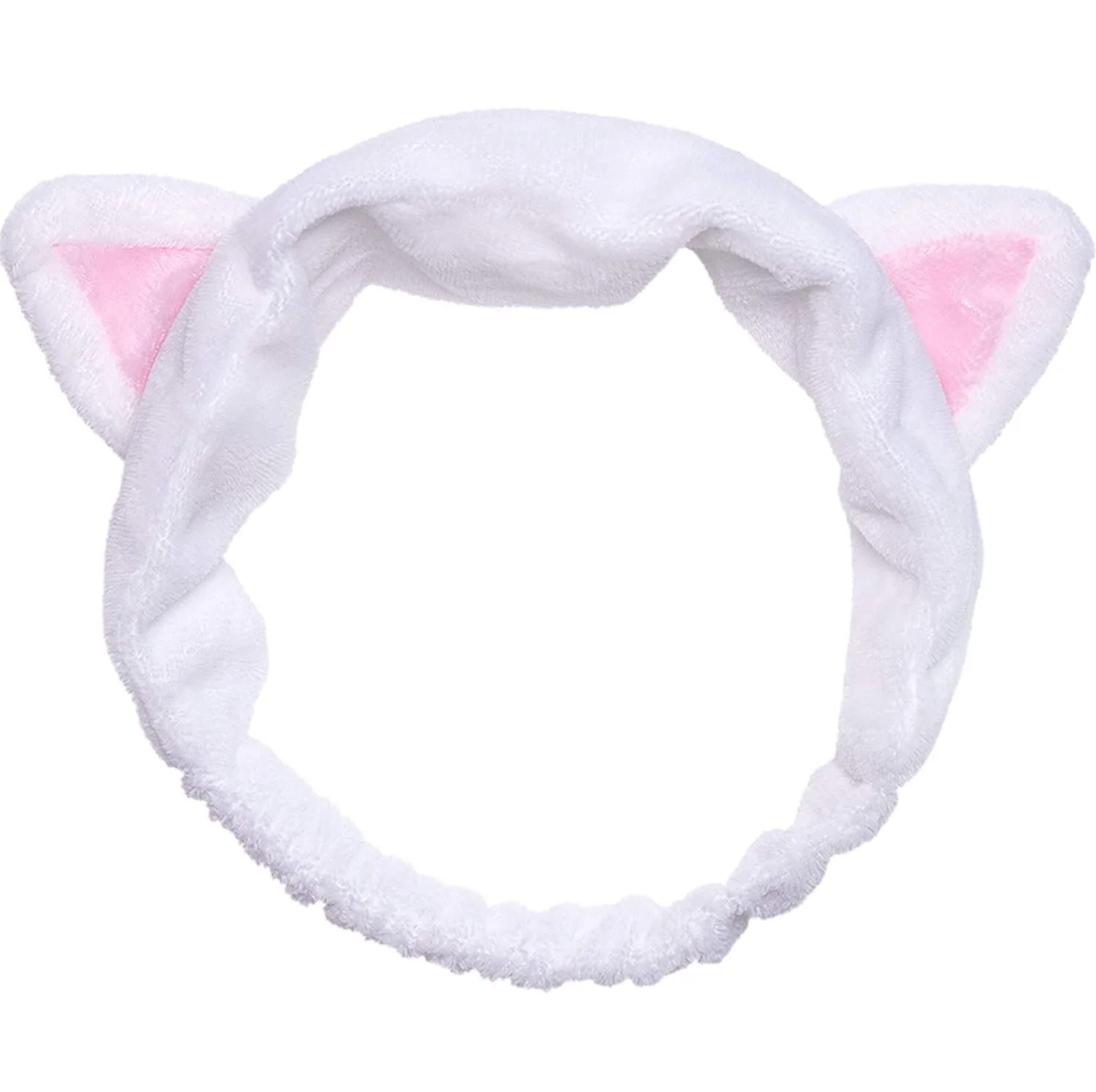 [I Dew Care] White Cat Headband