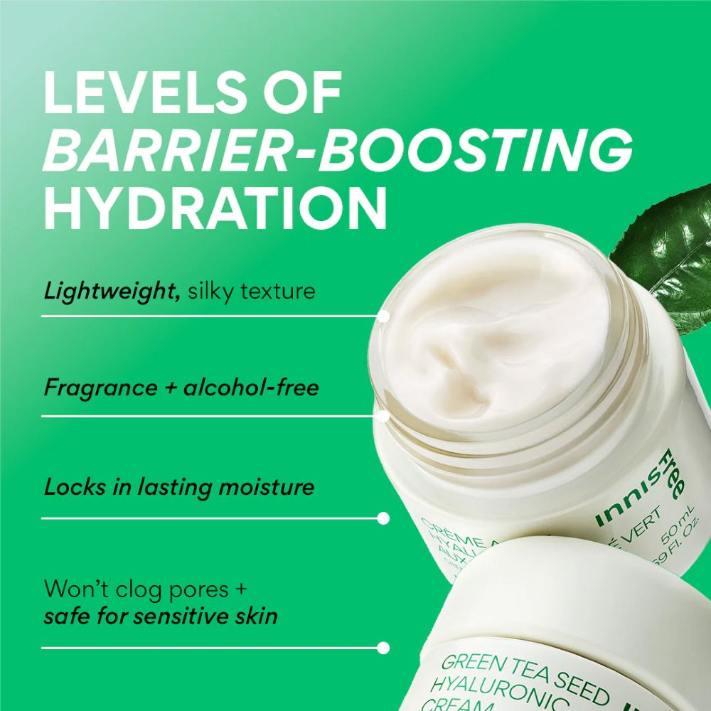 [Innisfree] Green Tea Seed Hyaluronic Acid Cream