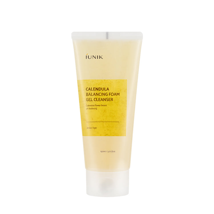 [iUNIK] Calendula Balancing Foam Gel Cleanser