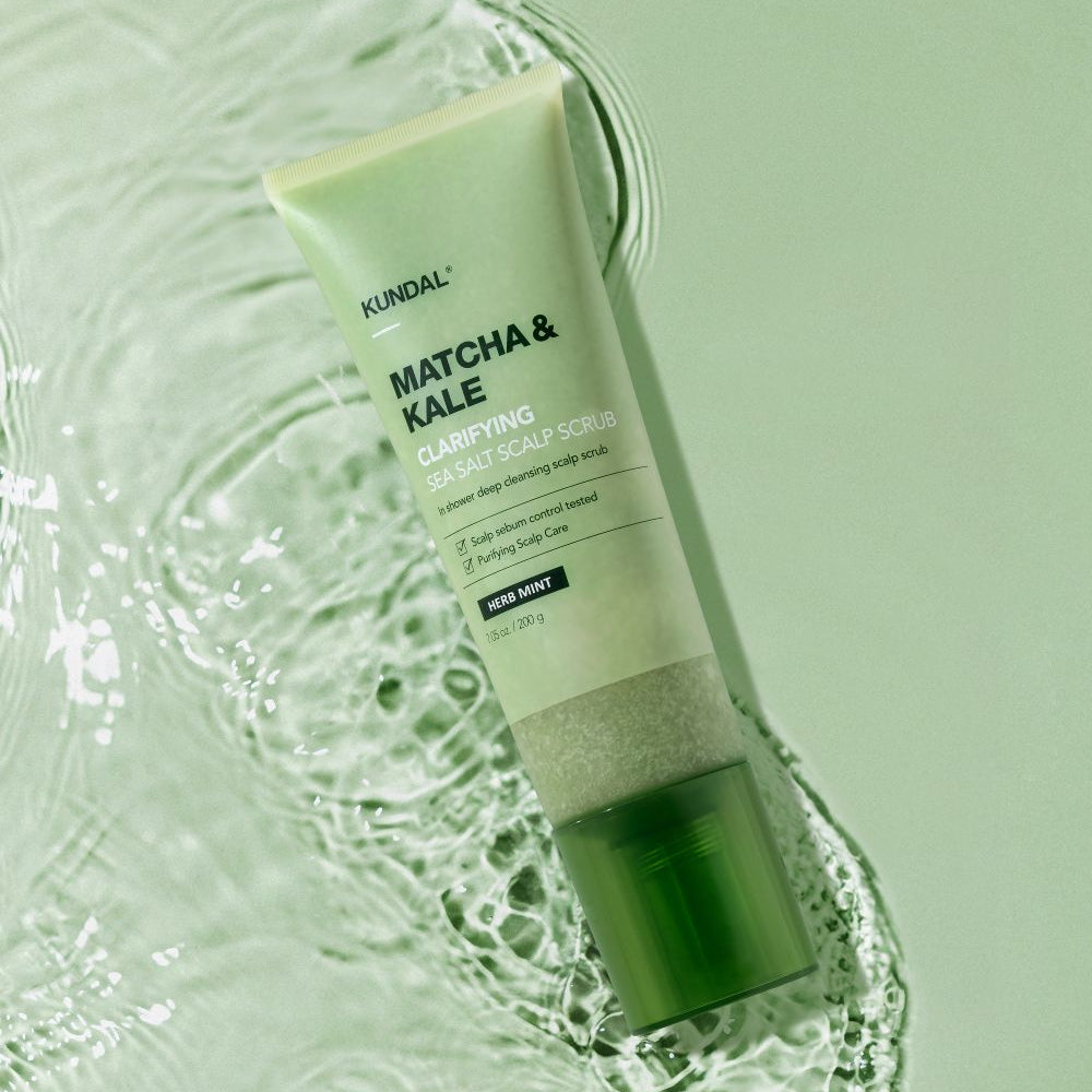[Kundal] Matcha & Kale Clarifying Sea Salt Scalp Scrub
