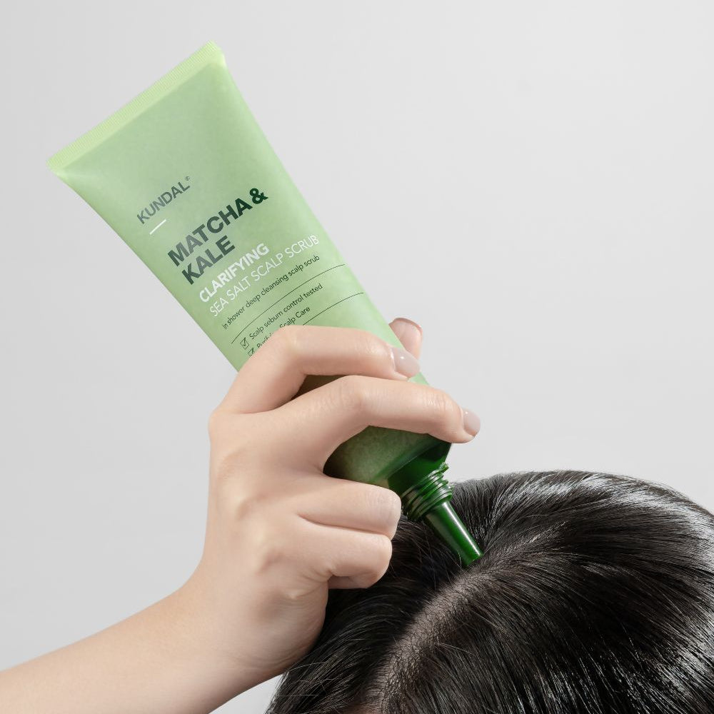 [Kundal] Matcha & Kale Clarifying Sea Salt Scalp Scrub