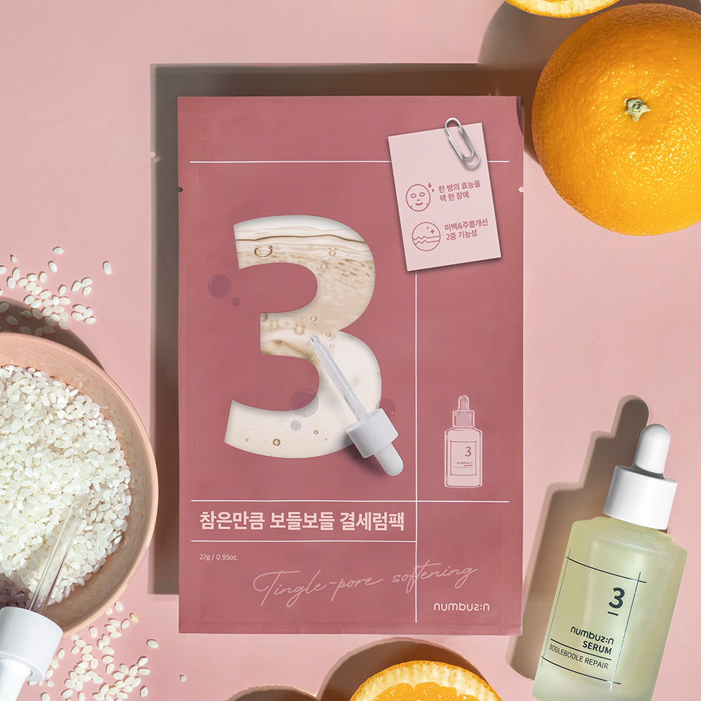 [Numbuzin] No.3 Tingle-Pore Softening Sheet Mask