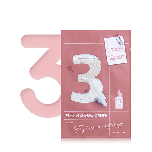 [Numbuzin] No.3 Tingle-Pore Softening Sheet Mask