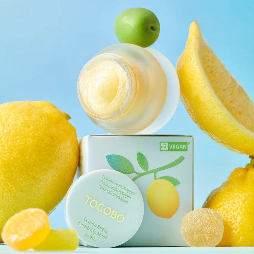 [Tocobo] Lemon Sugar Scrub Lip Mask