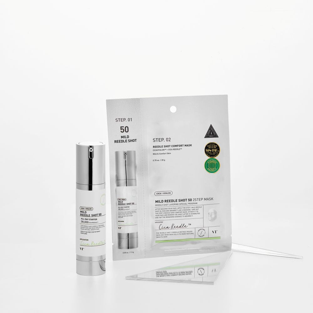 [VT Cosmetics] Mild Reedle Shot 50 2Step Maske