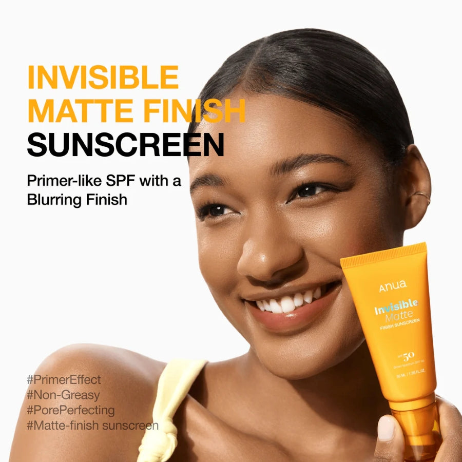 [Anua] Invisible Matte Finish Sunscreen