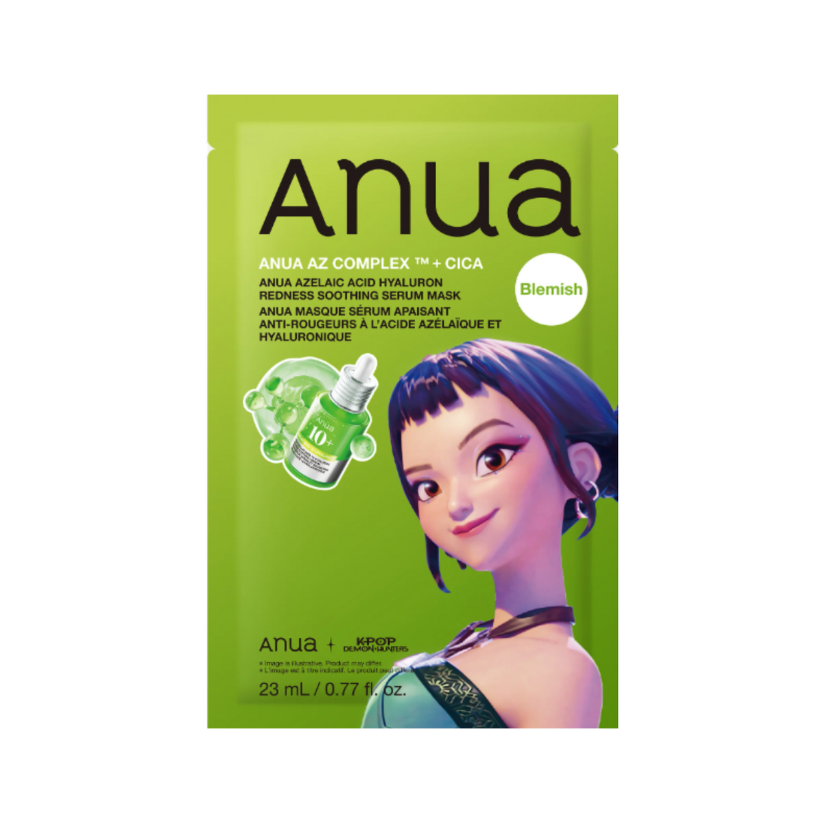 [Anua] Azelaic Acid Hyaluron Redness Soothing Serum Mask (KPop Demon Hunters Edition)