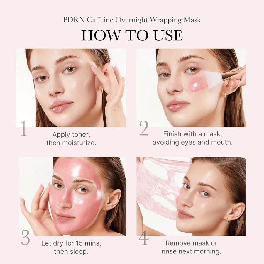[medicube] PDRN Pink Caffeine Night Wrapping Mask