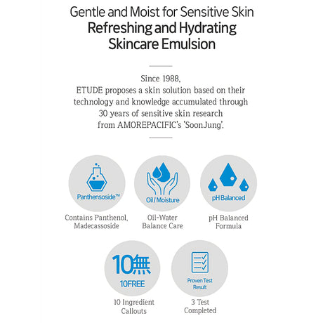 [ETUDE] SoonJung 10-Free Moist Emulsion