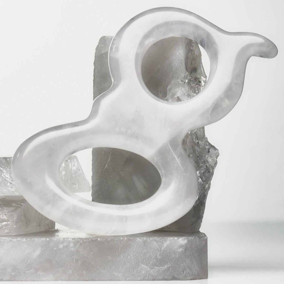[glow] natural rock quartz detox gua sha