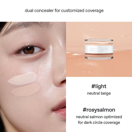 [glow] not dry concealer dual-ended