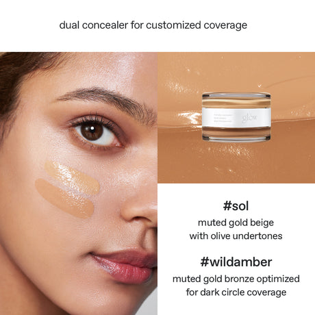 [glow] not dry concealer dual-ended