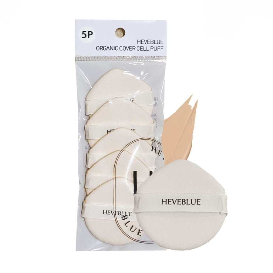 [HEVEBLUE] Organic Cover Cell Puff Set