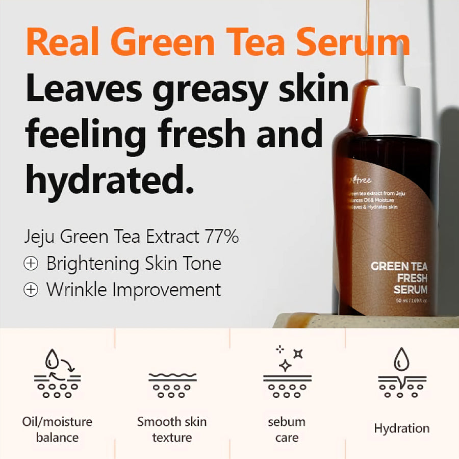 [Isntree] Green Tea Fresh Serum (EXP. 7.2.2027)