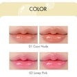 Romand Glasting Melting Balm sävyt 01 Coco Nude ja 02 Lovey Pink