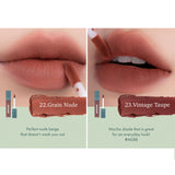 Rom&nd Zero Velvet Tint sävyt 22, 23