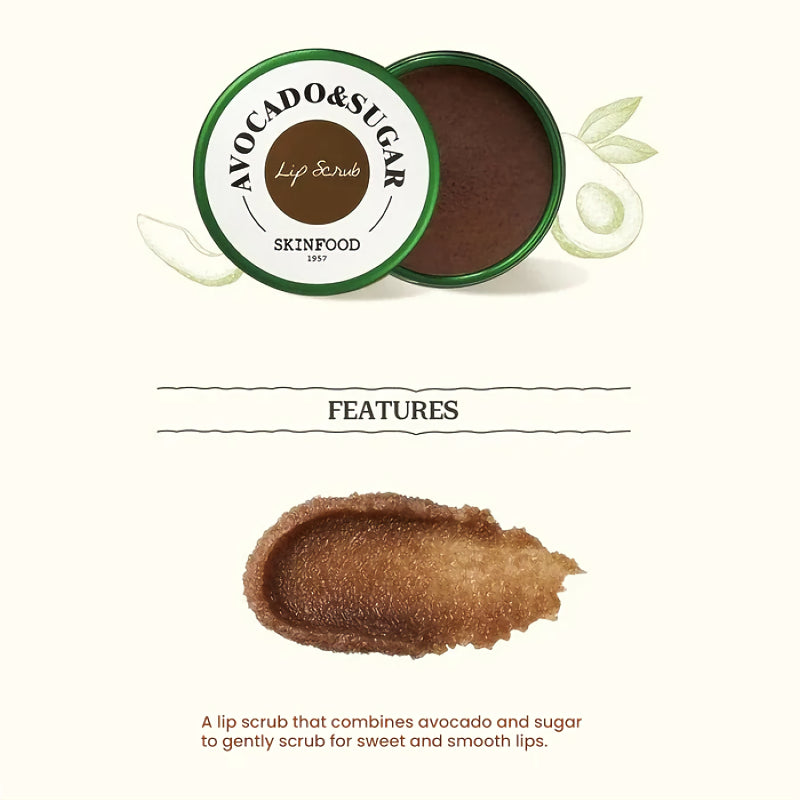 [Skinfood] Avocado & Zucker Lippenpeeling