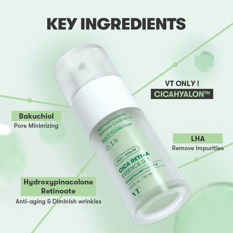 [VT Cosmetics] Cica Reti-A Essence 0.1